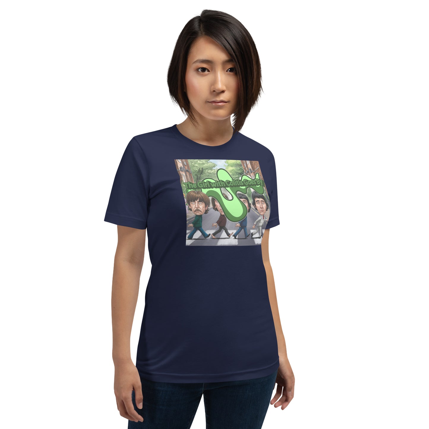 The Girl with Colitis Goes By Funny Beatles Mondegreen Tee