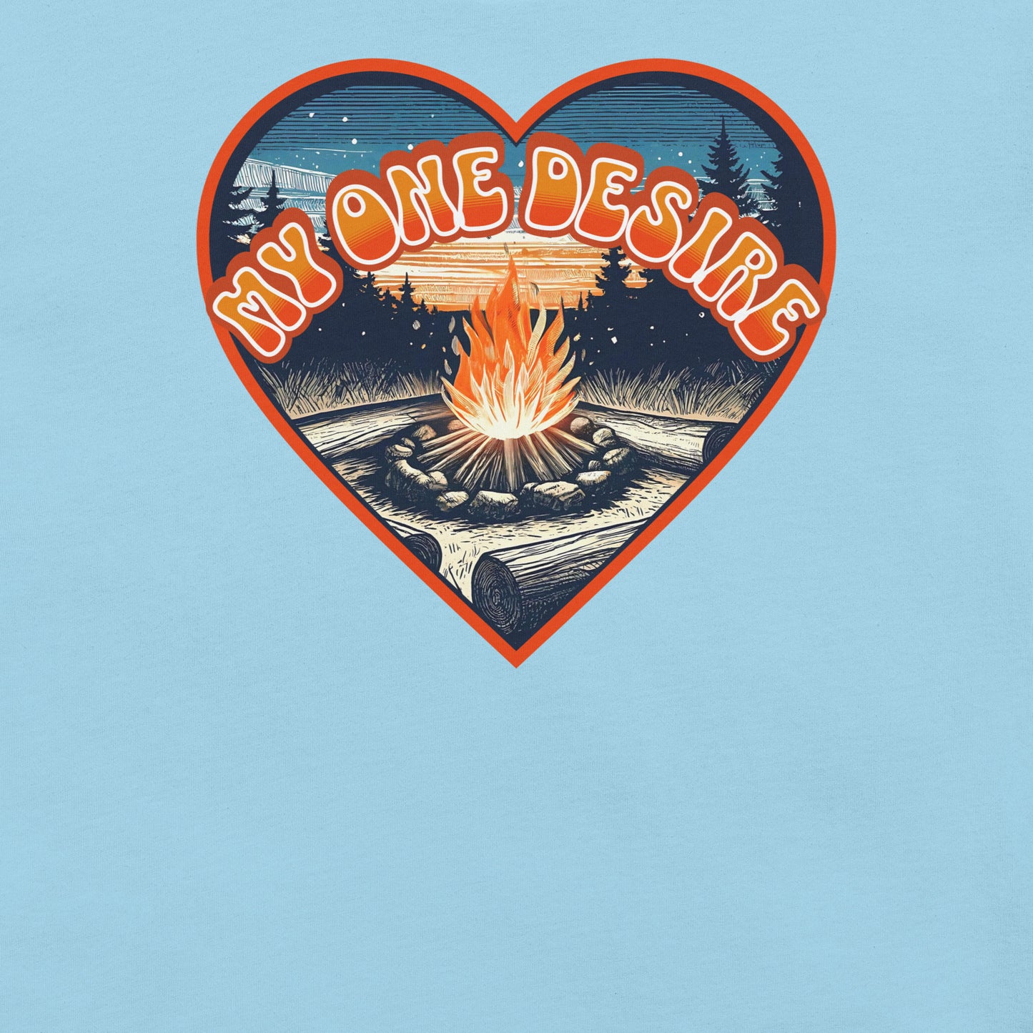 My One Desire Camping Love Retro Tee