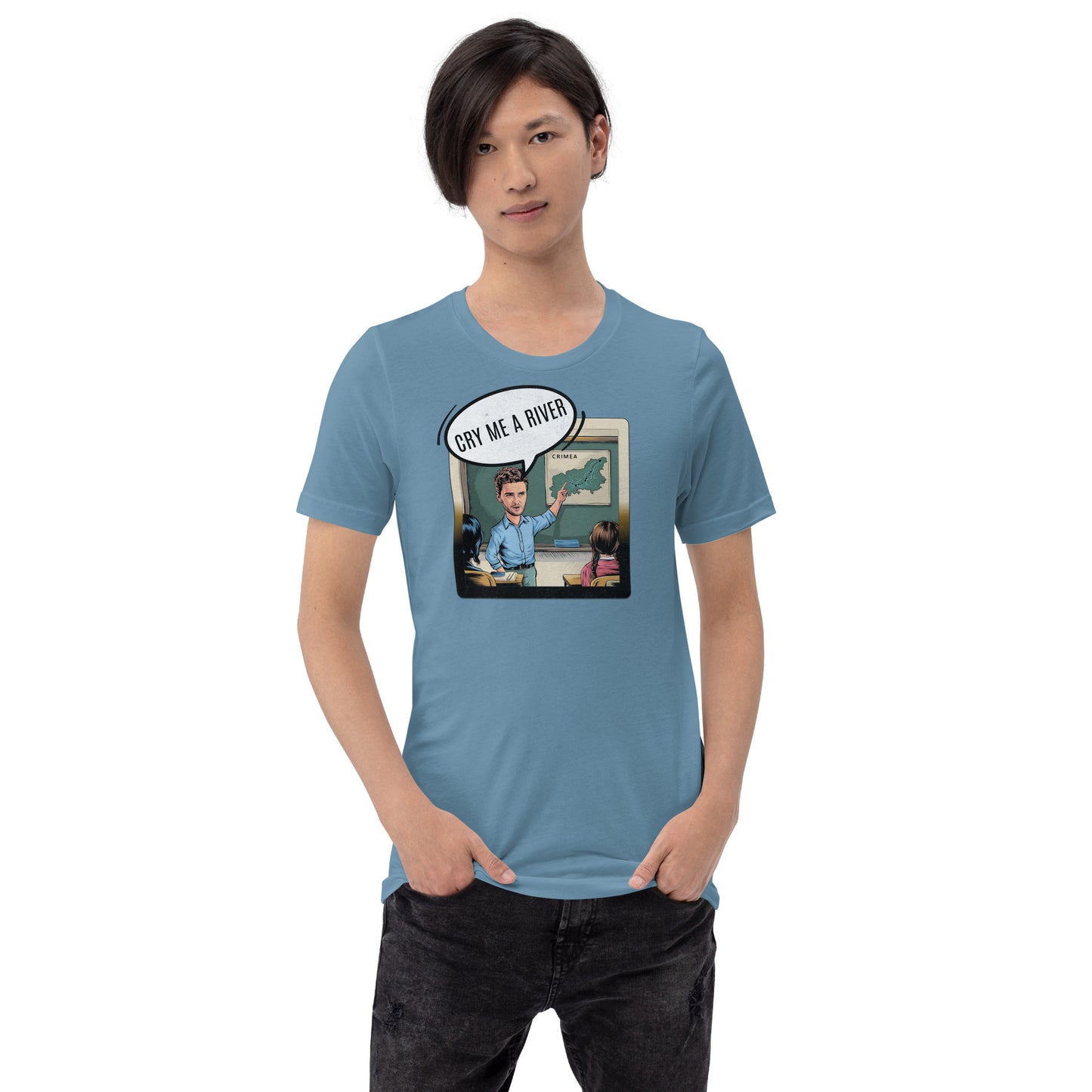 Cry Me a River Funny Geography Mondegreen Tee