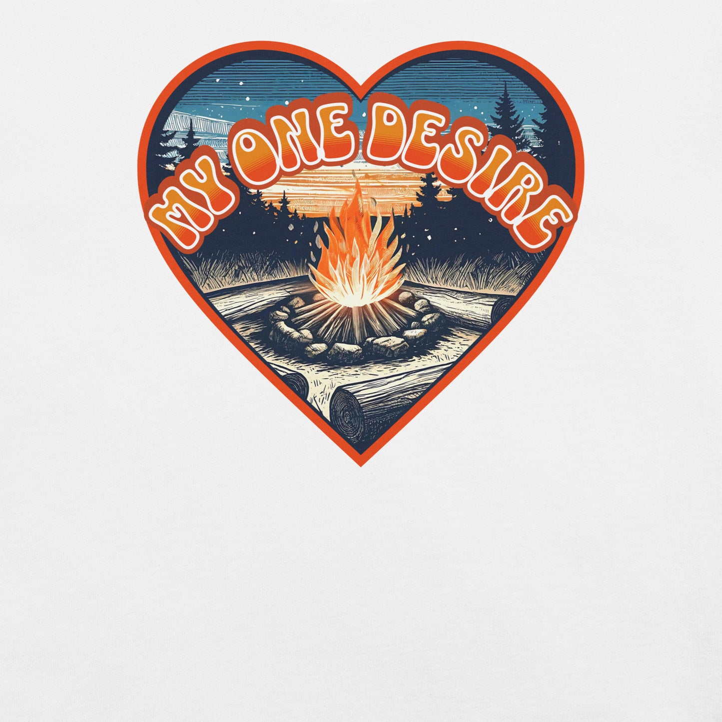 My One Desire Camping Love Retro Tee