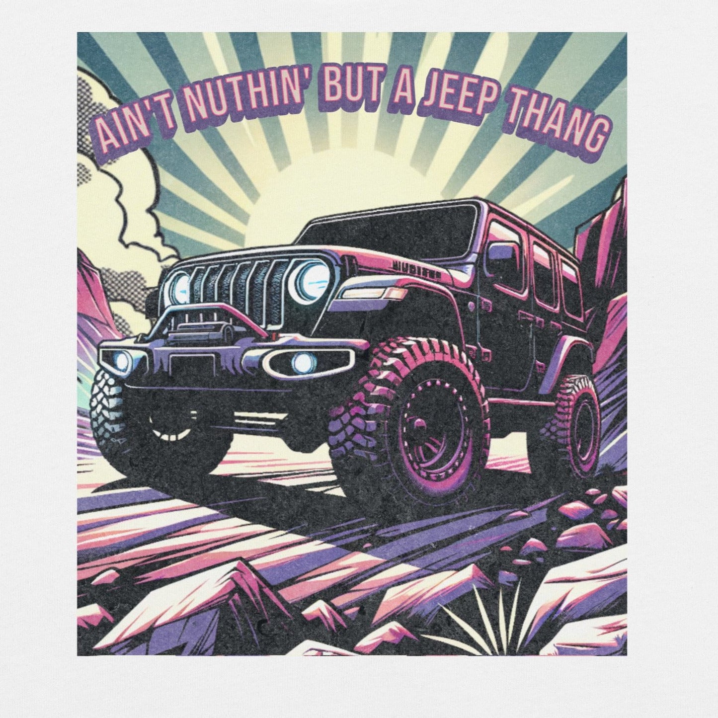 Ain't Nuthin' But a Jeep Thang Funny Mondegreen Tee